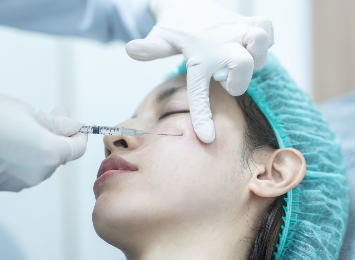 recovery like after under eye filler treatment